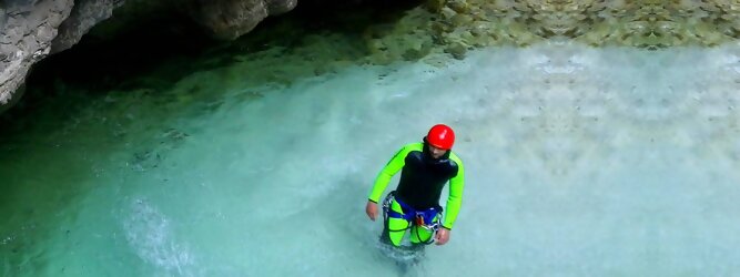 Trip Anti Stress - Canyoning - Die Hotspots für Rafting und Canyoning. Abenteuer Aktivität in der Tiroler Natur. Tiefe Schluchten, Klammen, Gumpen, Naturwasserfälle.