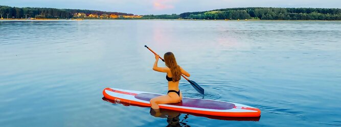 Trip Anti Stress - Wassersport mit Balance & Technik vereinen | Stand up paddeln, SUPen, Surfen, Skiten, Wakeboarden, Wasserski auf kristallklaren Bergseen